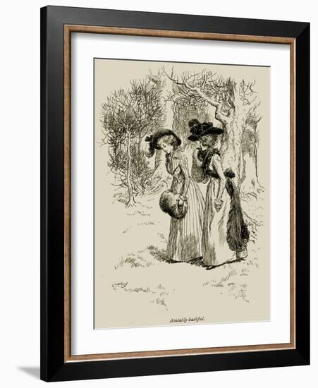 'Sense and Sensibility' by-Hugh Thomson-Framed Giclee Print