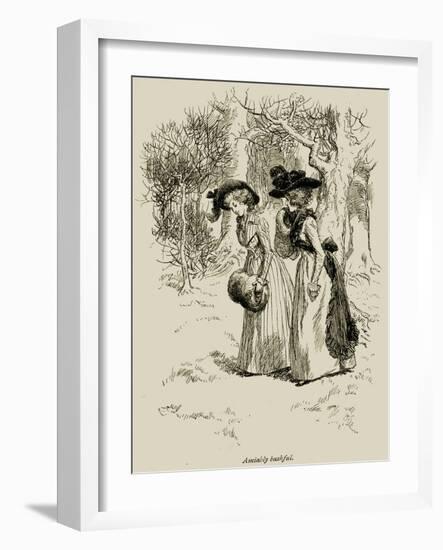 'Sense and Sensibility' by-Hugh Thomson-Framed Giclee Print