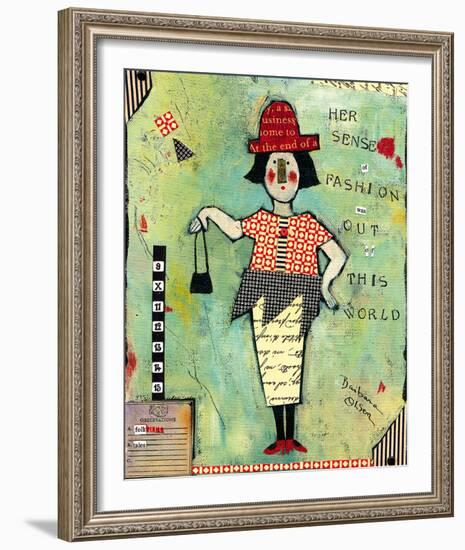 Sense of Fashion-Barbara Olsen-Framed Giclee Print