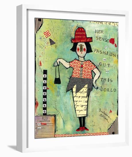 Sense of Fashion-Barbara Olsen-Framed Giclee Print