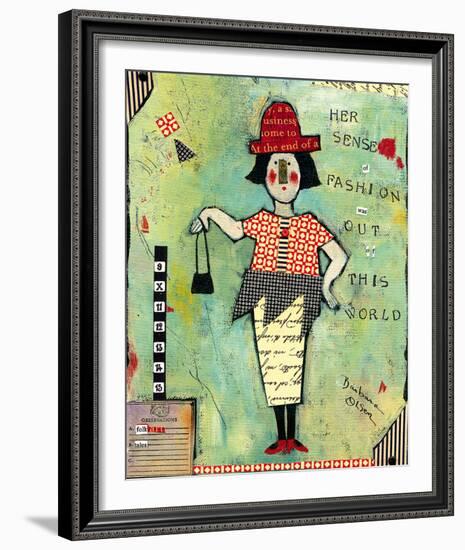 Sense of Fashion-Barbara Olsen-Framed Giclee Print