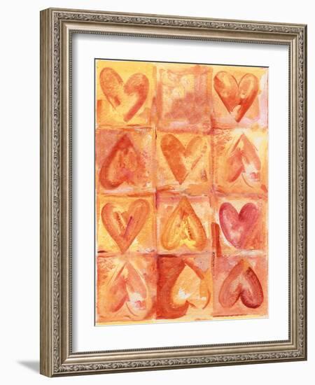 Sensitive Hearts-Maria Trad-Framed Giclee Print