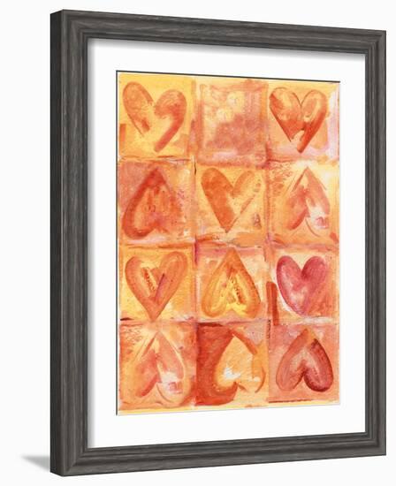 Sensitive Hearts-Maria Trad-Framed Giclee Print