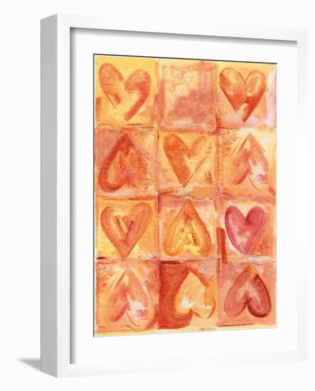 Sensitive Hearts-Maria Trad-Framed Giclee Print