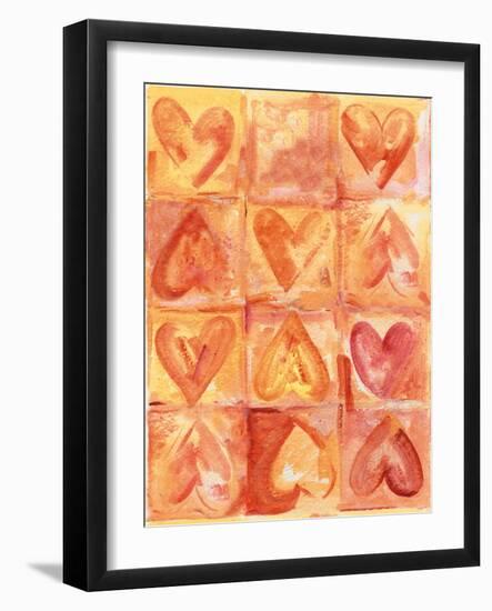 Sensitive Hearts-Maria Trad-Framed Premium Giclee Print