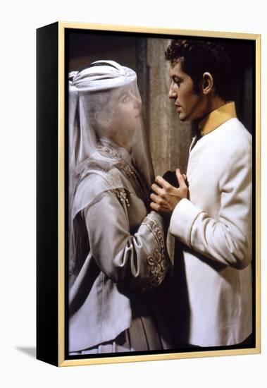 SENSO, 1954 directed by LUCHINO VISCONTI Alida Vallli and Farley Granger (photo)-null-Framed Stretched Canvas