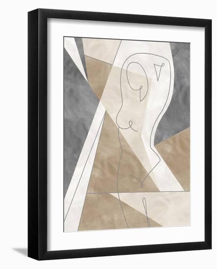 Sensual Silhouette-Aurora Bell-Framed Giclee Print