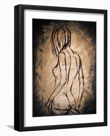 Sensuous-Megan Aroon Duncanson-Framed Art Print