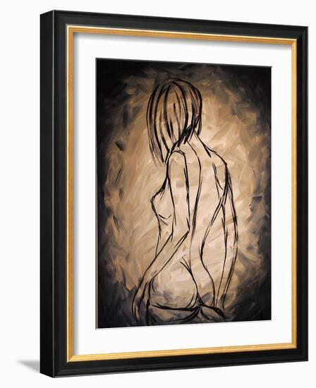 Sensuous-Megan Aroon Duncanson-Framed Art Print