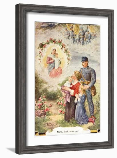 Sentimental Postcard from World War I-null-Framed Giclee Print