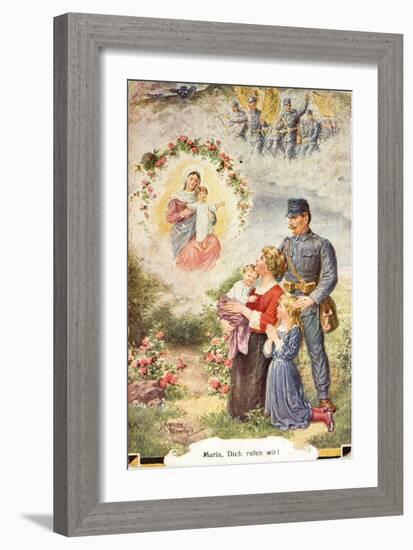 Sentimental Postcard from World War I-null-Framed Giclee Print