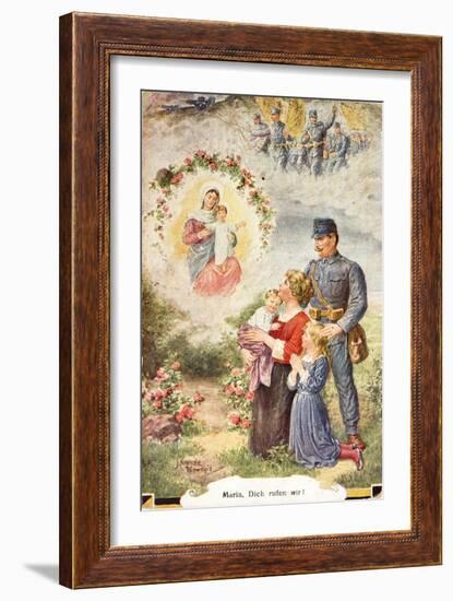 Sentimental Postcard from World War I-null-Framed Giclee Print