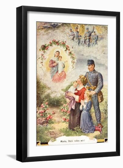 Sentimental Postcard from World War I-null-Framed Giclee Print