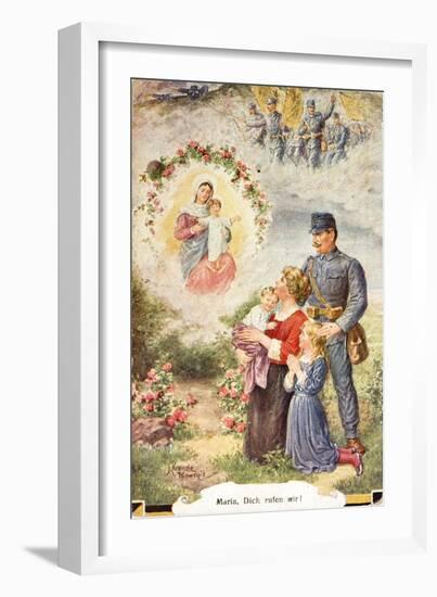 Sentimental Postcard from World War I-null-Framed Giclee Print