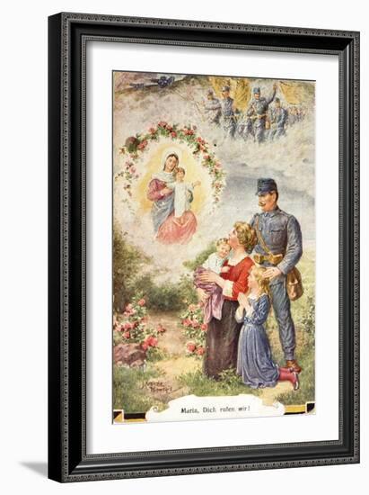 Sentimental Postcard from World War I-null-Framed Giclee Print