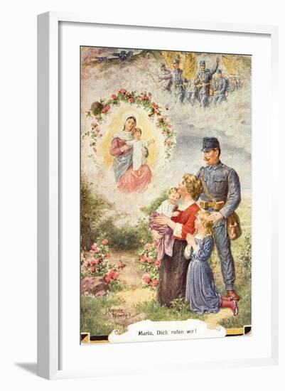 Sentimental Postcard from World War I-null-Framed Giclee Print