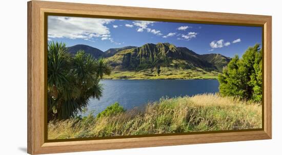 Sentinel Peak, Lake Hawea, Otago, South Island, New Zealand-Rainer Mirau-Framed Premier Image Canvas
