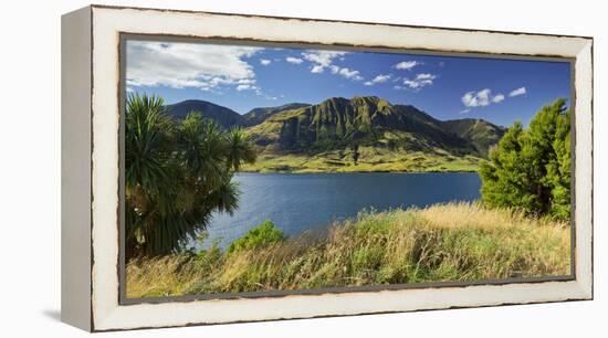 Sentinel Peak, Lake Hawea, Otago, South Island, New Zealand-Rainer Mirau-Framed Premier Image Canvas