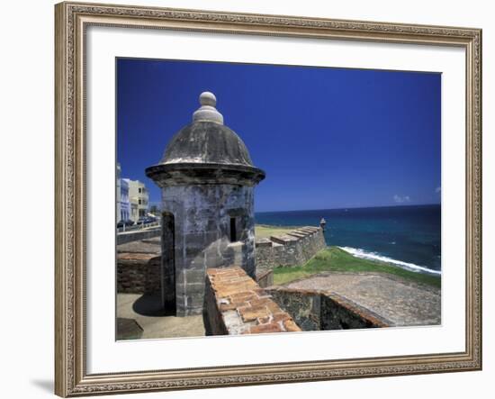 Sentry Box at San Cristobal Fort, El Morro, San Juan, Puerto Rico-Michele Molinari-Framed Photographic Print