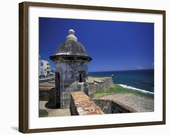 Sentry Box at San Cristobal Fort, El Morro, San Juan, Puerto Rico-Michele Molinari-Framed Photographic Print