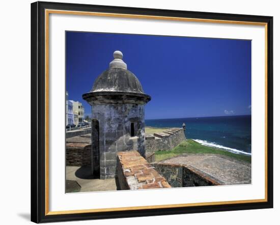 Sentry Box at San Cristobal Fort, El Morro, San Juan, Puerto Rico-Michele Molinari-Framed Photographic Print