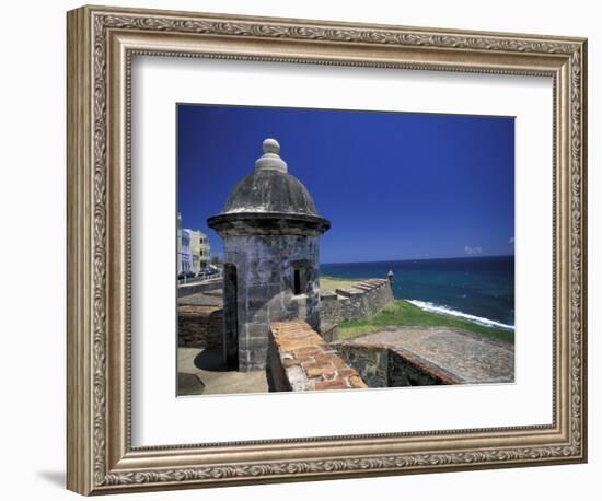 Sentry Box at San Cristobal Fort, El Morro, San Juan, Puerto Rico-Michele Molinari-Framed Photographic Print