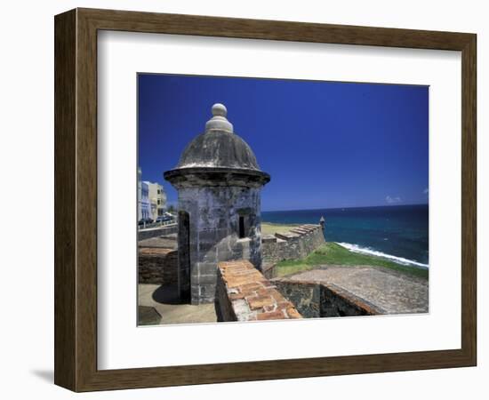 Sentry Box at San Cristobal Fort, El Morro, San Juan, Puerto Rico-Michele Molinari-Framed Photographic Print