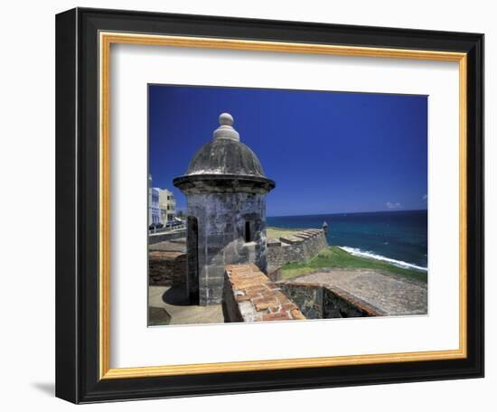 Sentry Box at San Cristobal Fort, El Morro, San Juan, Puerto Rico-Michele Molinari-Framed Photographic Print