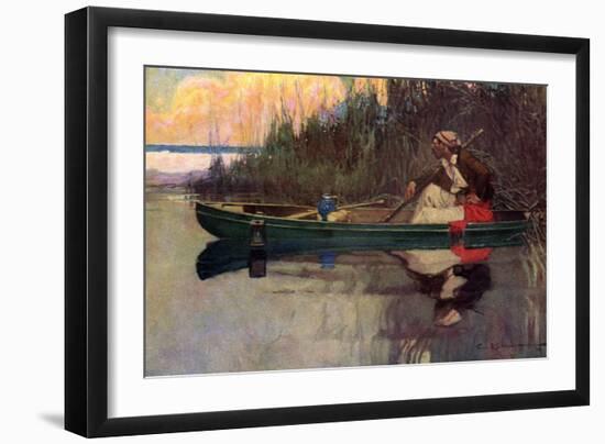 Sentry Guarding Louisiana Hideout of Pirate Jean Lafitte-null-Framed Giclee Print