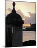 Sentry Post In San Juan Bay, Puerto Rico-George Oze-Mounted Photographic Print