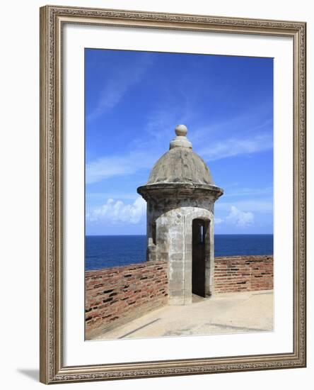 Sentry, San Cristobal Fort, UNESCO World Heritage Site, San Juan, Puerto Rico, USA-Wendy Connett-Framed Photographic Print