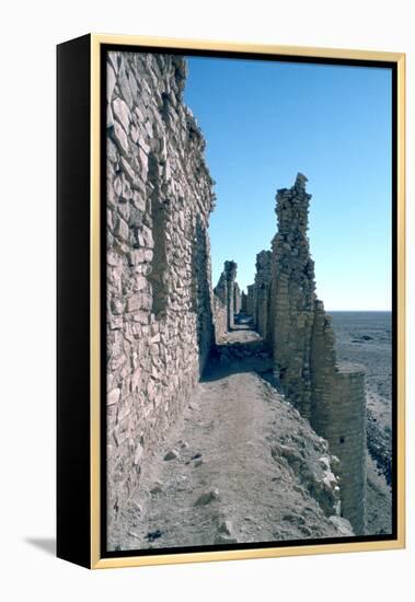 Sentry Walk, Fortress of Al Ukhaidir, Iraq, 1977-Vivienne Sharp-Framed Premier Image Canvas