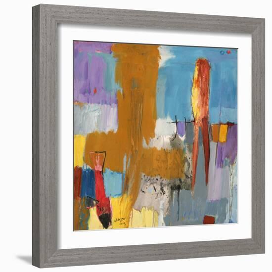 Senza-Falah Al Ani-Framed Art Print