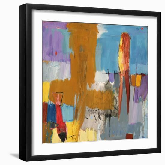 Senza-Falah Al Ani-Framed Art Print