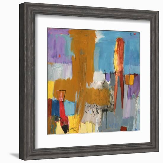 Senza-Falah Al Ani-Framed Art Print