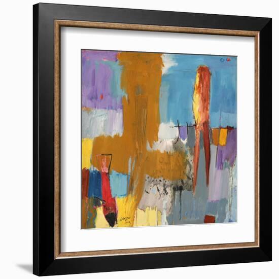 Senza-Falah Al Ani-Framed Art Print