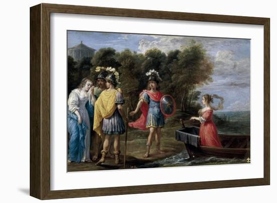 Separación De Armida Y Reinaldo, 1628-1630-David Teniers the Younger-Framed Giclee Print