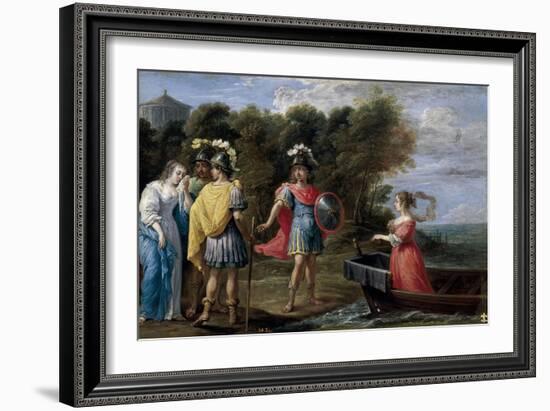 Separación De Armida Y Reinaldo, 1628-1630-David Teniers the Younger-Framed Giclee Print