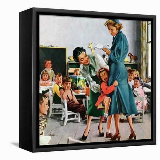 "Separation Anxiety," September 11, 1948-George Hughes-Framed Premier Image Canvas