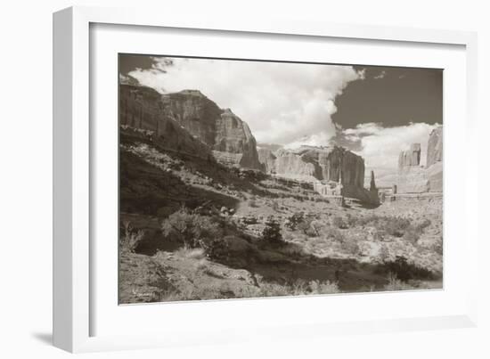 Sepia Arches 2-Gordon Semmens-Framed Photographic Print