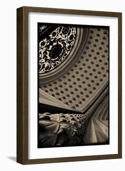 Sepia Architecture II-Tang Ling-Framed Art Print