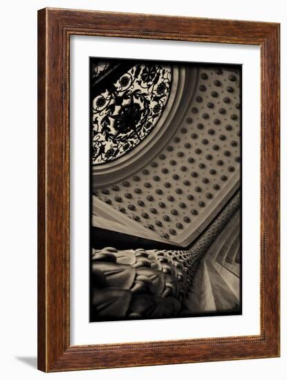 Sepia Architecture II-Tang Ling-Framed Art Print