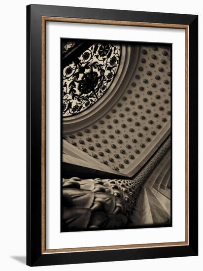 Sepia Architecture II-Tang Ling-Framed Art Print