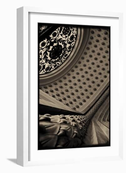 Sepia Architecture II-Tang Ling-Framed Art Print