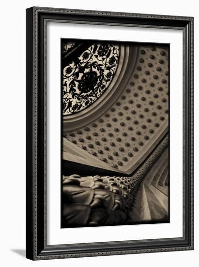 Sepia Architecture II-Tang Ling-Framed Art Print