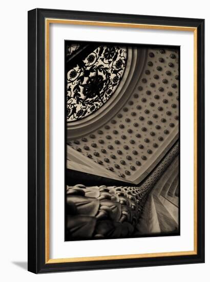 Sepia Architecture II-Tang Ling-Framed Art Print