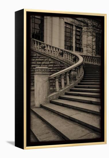 Sepia Architecture III-Tang Ling-Framed Stretched Canvas
