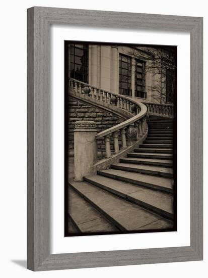 Sepia Architecture III-Tang Ling-Framed Art Print