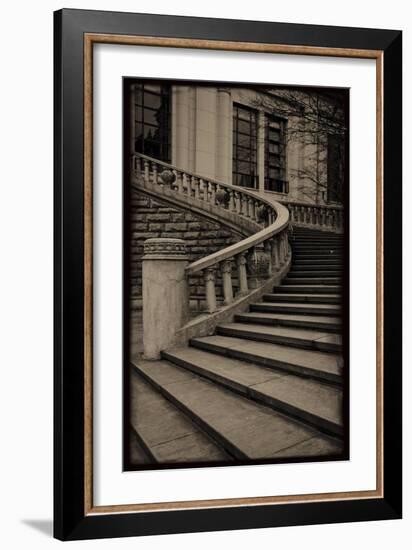 Sepia Architecture III-Tang Ling-Framed Art Print