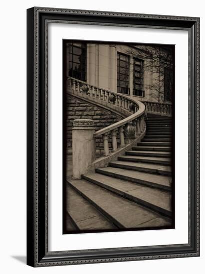 Sepia Architecture III-Tang Ling-Framed Art Print